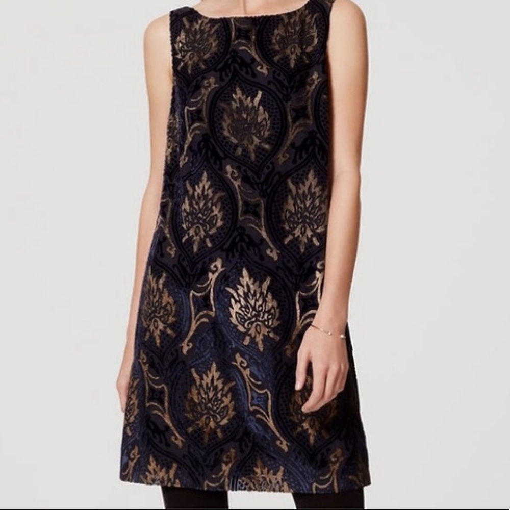 NWT ANN TAYLOR LOFT VELVET TANK DRESS (XS)